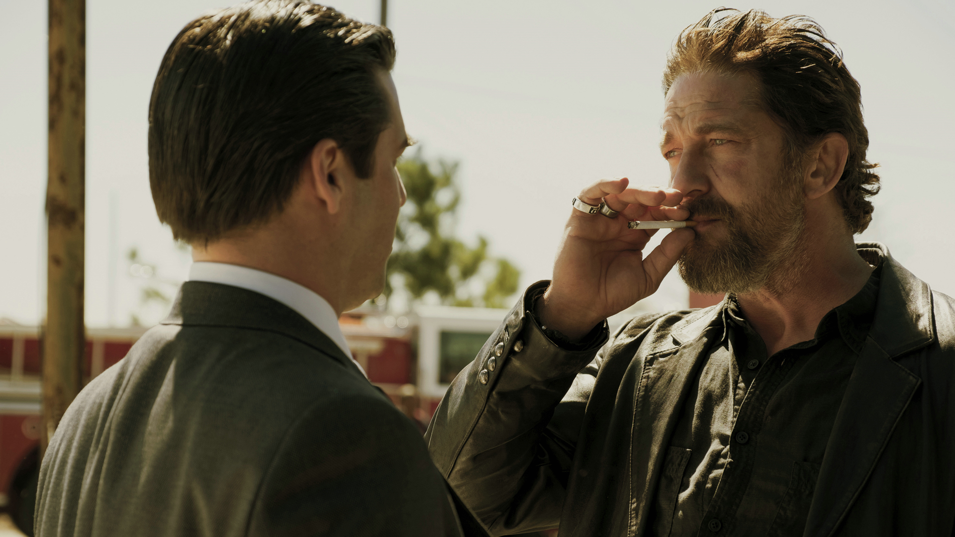 CRIMINAL SQUAD: "Gangster-Cop" Nick „Big Nick“ O’ Brien (Gerard Butler) streitet sich mit einem Kollegen.