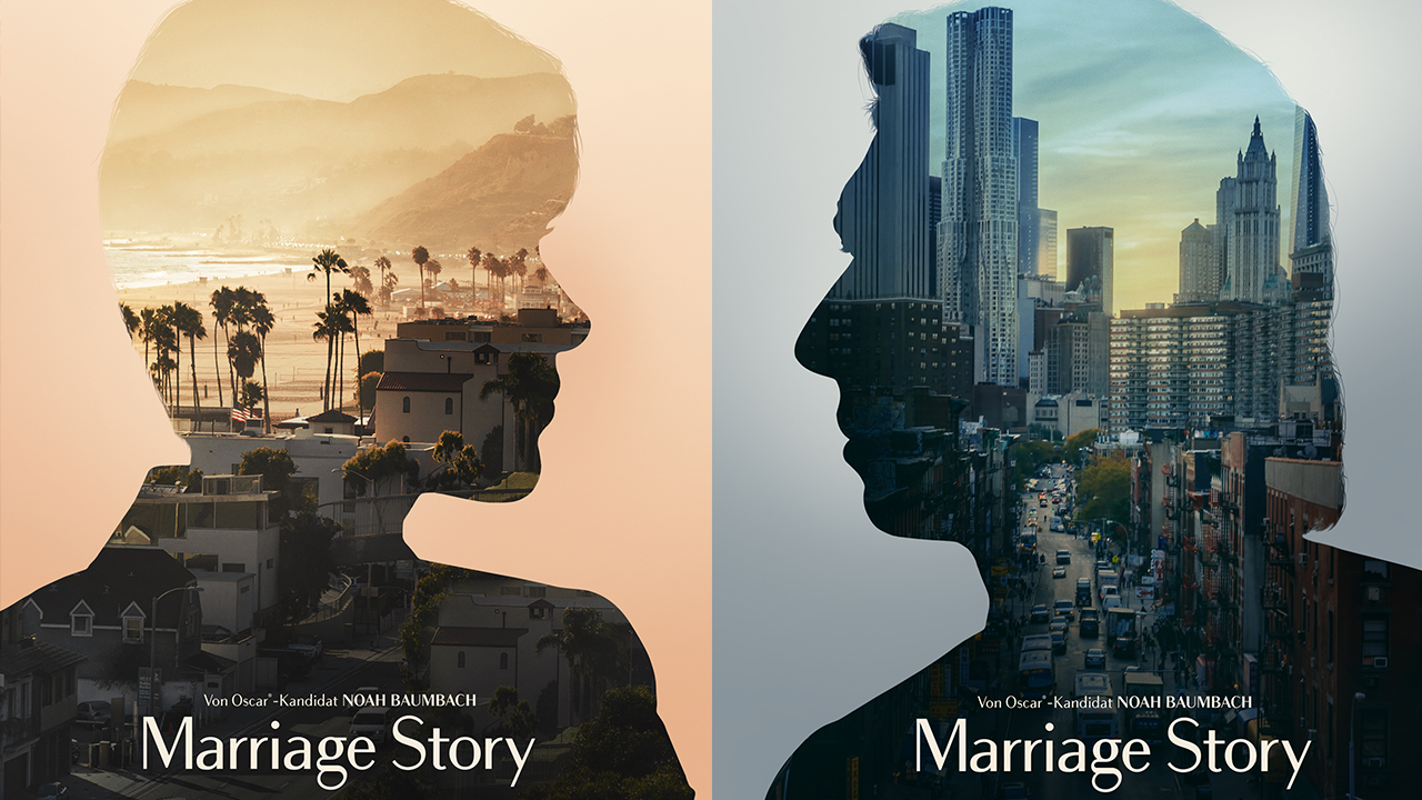 2 Kinoplakate von dem Film Marriage Story